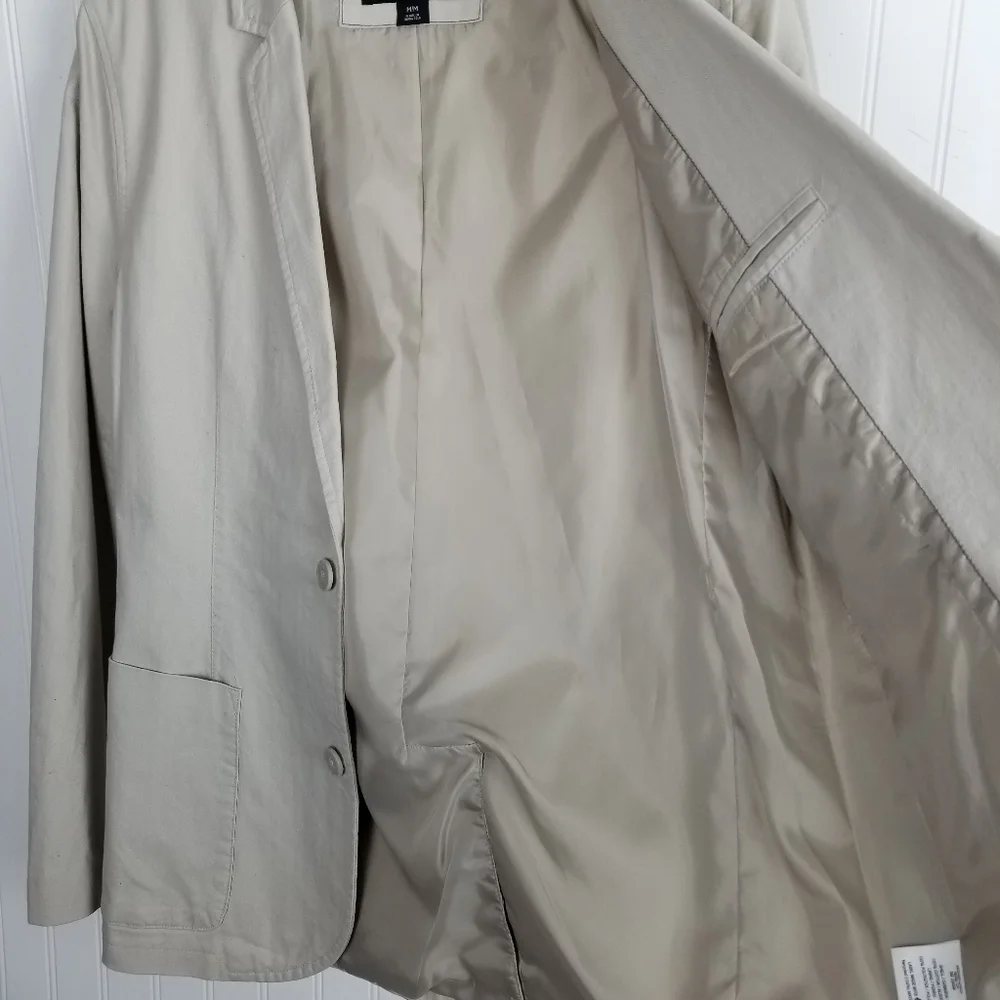 Structure Mens Modern Fit Smart Casual Sport Coat Size Medium Two Button Preppy